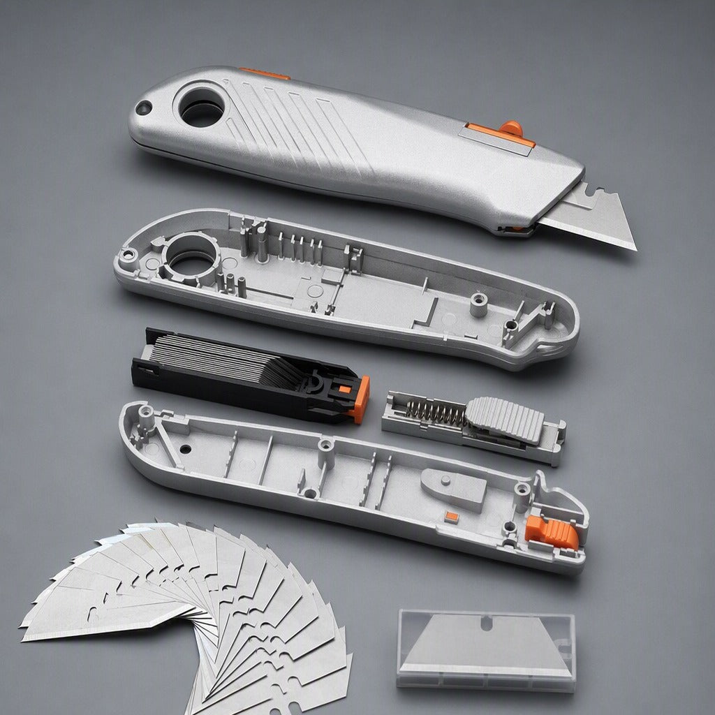 Utility Knife with 5 Blades